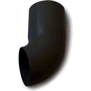 Plastmo udkaster, PVC, sort - Ø110 mm