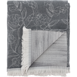 Södahl Infinity plaid bomuld ash/grey 130x170 cm