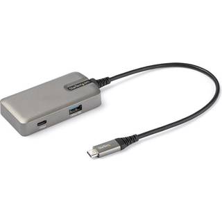 STARTECH USB-C Multiport Adapter 4K 60Hz HDMI 2.0 100W PD USB Hub USB Type-C Mini Docking Station 10inch 25cm Cable