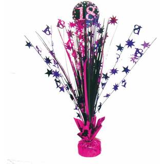 18 års fødselsdag borddekoration - Pink