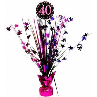 Bordpynt 40 år Pink Sparkling