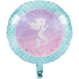 Havfrue folieballon 45,7 cm. - Mermaid Shine