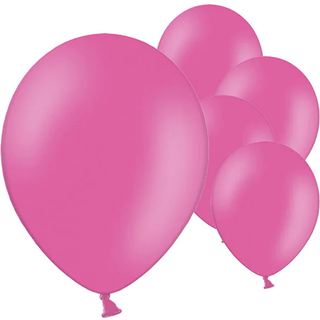 100 stk. Latexballoner rose 9" - Perfekt til festdekoration med helium brug