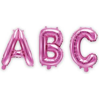 1 stk. Folieballon Bogstav Q Hot Pink – 35 cm med Automatisk Lukkesystem til Fest
