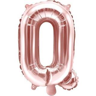 1 stk. Folieballon Bogstav Q Rose Guld – 35 cm Festlig Dekoration til Særlige Anledninger