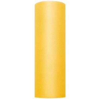Tyl Gul 15 cm x 9 meter – Festlig Dekoration til Bryllup & Fødselsdag