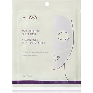 Ahava Ansigtspleje Time To Clear Purifying Mud Sheet Mask 18 g (3.333,00 kr / 1 kg) - 18 g