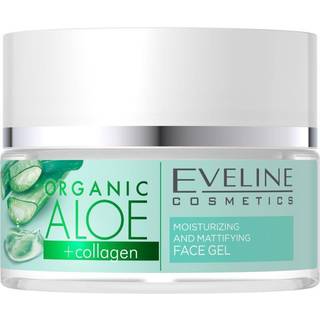 Eveline Cosmetics Organic Aloe+Collagen Matterende ansigtsgel 50 ml - 50 ml