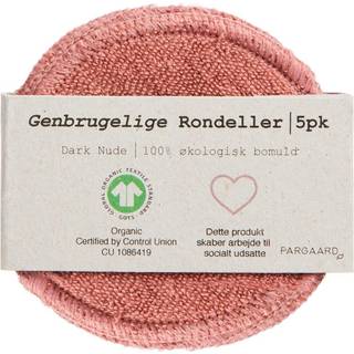 Pargaard Genbrugelige Rondeller Dark Nude (5 stk)