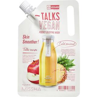 MISSHA Talks Vegan Squeeze Pocket Sleeping Mask [Skin Smoother] 10 g