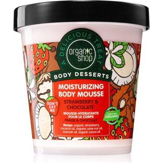 Organic Shop Body Desserts Strawberry & Chocolate Kropsmousse med fugtgivende virkning 450 ml - 450 ml