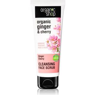 Organic Shop Ginger & Cherry Eksfolierende ansigtsrens 75 ml - 75 ml