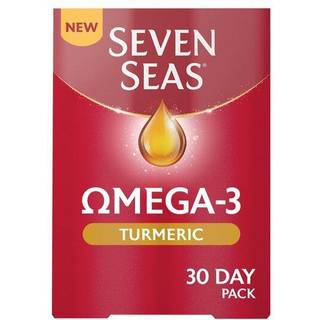 Seven Seas Omega 3 Gurkemeje 30 kapsler & 30 tabletter