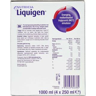 MCT Liquigen Olie 4 x 250 ml