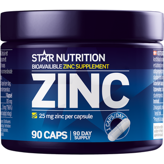 Star Nutrition Zinc, 25 mg, 90 caps