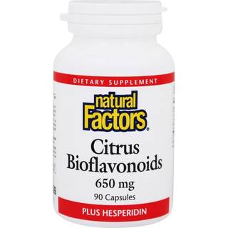 Natural Factors – Citrus Bioflavonoider Plus Hesperidin 650 mg, 90 kapsler