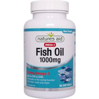 Natures Aid - Fiskeolie 1000 mg (90 bløde kapsler)