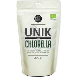 Chlorella pulver Økologisk Unik Food - 200 gram
