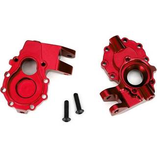 TRAXXAS 8252R Portal Housing Inner Front Alu Red Left/Right (2) TRX-4