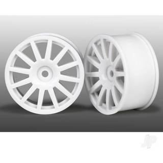 Traxxas 7571 WHEELS, 12-SPOKE (WHITE) (2)