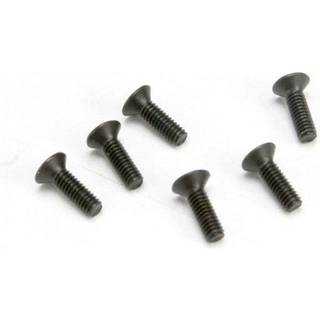 Traxxas 2524 Screws, 2.5x8 countersunk machine (hex drive) (6)