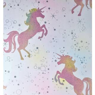 Albany Wallpaper Dancing Unicorn M1423