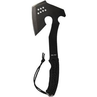 Økse - Black Paracord Axe - Stål - Inkl pose