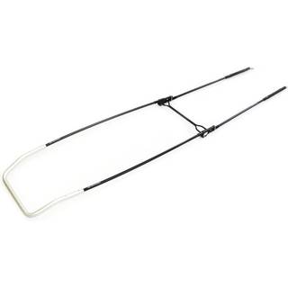 Fjellpulken Standard Pulk Shaft Black, Sort/grå, OneSize
