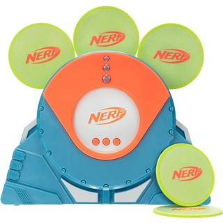 Nerf Skeet skydeskive maskine med lys og lyd - 5 skiver i skum inkluderet