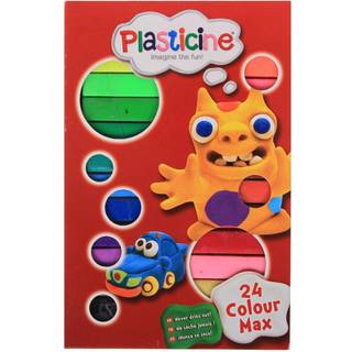 Plasticine Colour Max - 24 stk