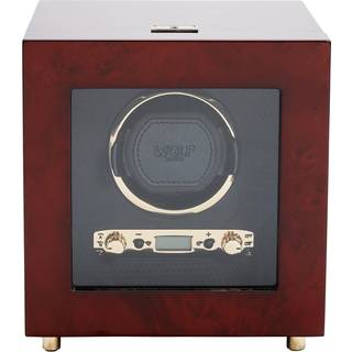 WOLF Savoy Burl Single Watch Winder 454410