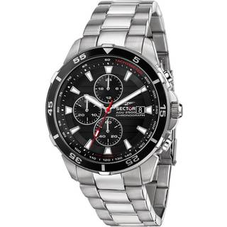 Herre Sector ADV2500 Sort Sølv Ur (Ø 43 mm)