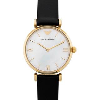Emporio Armani AR1910 Classic Hvid/Læder Ø32 mm