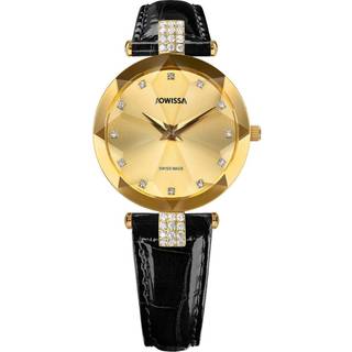 Jowissa J5.615.S Facet Guld/Læder Ø29.5 mm