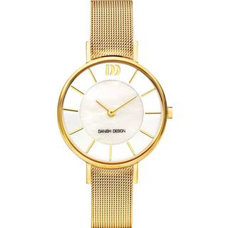 Danish Design IV05Q1167 Gold Plated Mesh Bracelet Watch - W8693