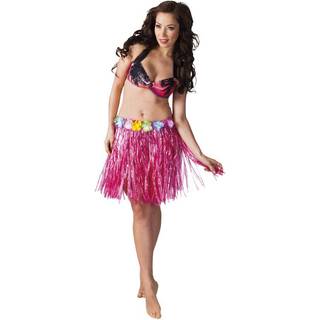 Hawaii skørt pink, 45 cm