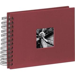 Hama "Fine Art" Spiral Album 24 x 17 cm 50 Black Pages Bordeaux