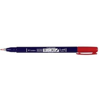Brush pen Fudenosuke hård rød, Tombow WS-BH25, 6stk