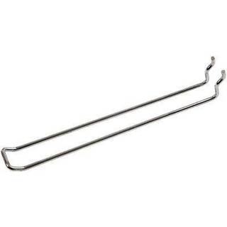 Dobbelt Spyd i Blank Krom - 50 stk. 200 mm