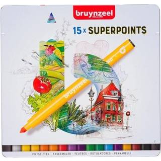 Bruynzeel Felt-tip pens Super point 15 pcs.