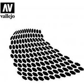 Vallejo, Stencil Distorted Honeycomb [Levering: 1-2 dage]