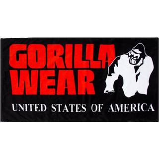 Classic Gym Towel, black/red, Gorilla Wear