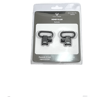 Stabilotherm Swivel Set 2,5 cm Black, 1 Pair