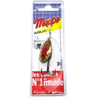 Mepps - Aglia Decoree Spinner Guld Red Dots 3 (6.5g) Ribejagtogfikseri.dk