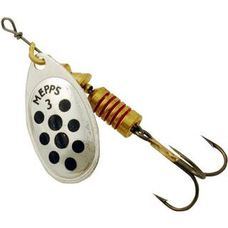 Mepps Aglia Decoree Spinner Silver Black Dots Str 1