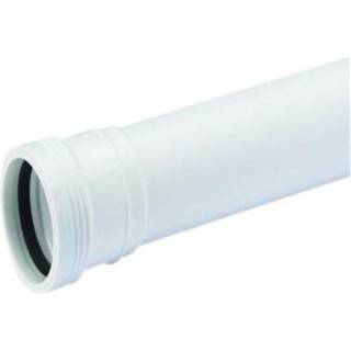 Wafix PP afløbsrør med muffe 50 x 250 mm hvid