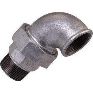 Georg Fischer vinkelunion 90° galvaniseret 3/4'' muffe-nippel