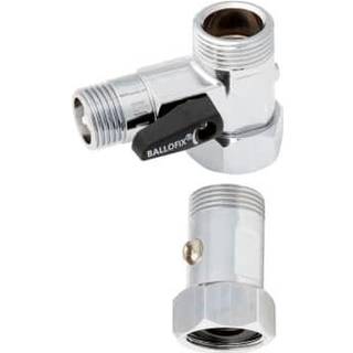 Ballofix tilslutningssæt med kontra & håndtag - 3/4" omløbere 3/4" nipler 1/2" kontra med nippel