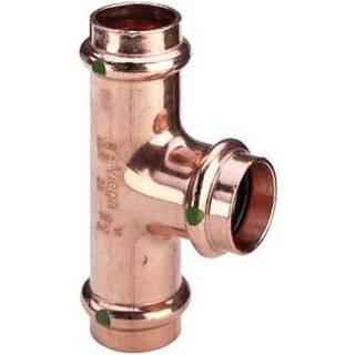 Profipress T-stykke 22 x 15 x 18 mm kobber