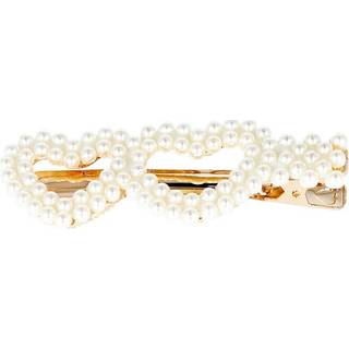 Eurostil - Hair Grips With Pearls Golden Hearts 8 cm - 2 Pcs (U)